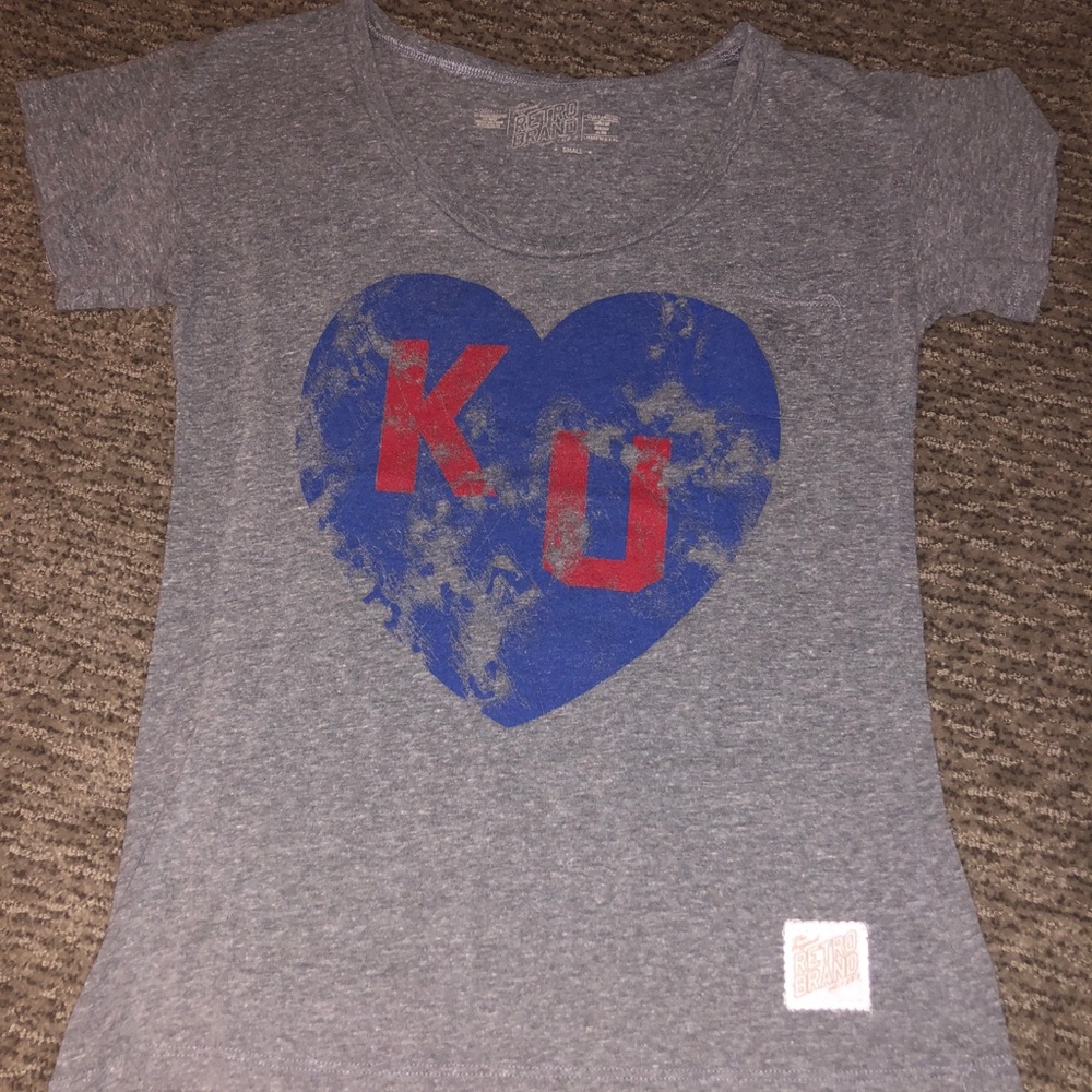 KU Kansas Jayhawks Retro Brand Shirt